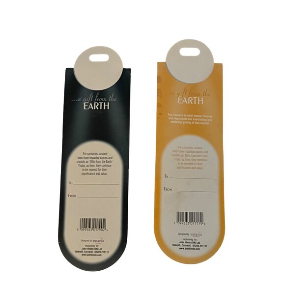 Something Forever Onyx & Honey Jade Crystal Bracelet Set Strength & Happiness NE - Picture 2 of 11